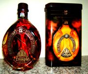 Dimple in driekante fles met dito verpakking